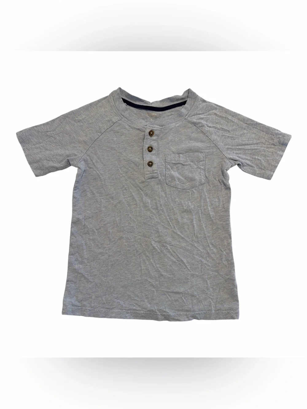 SIMPLE JOYS BY CARTERS Blue & Gray Boys Kids Tees size 8 Lot of 2